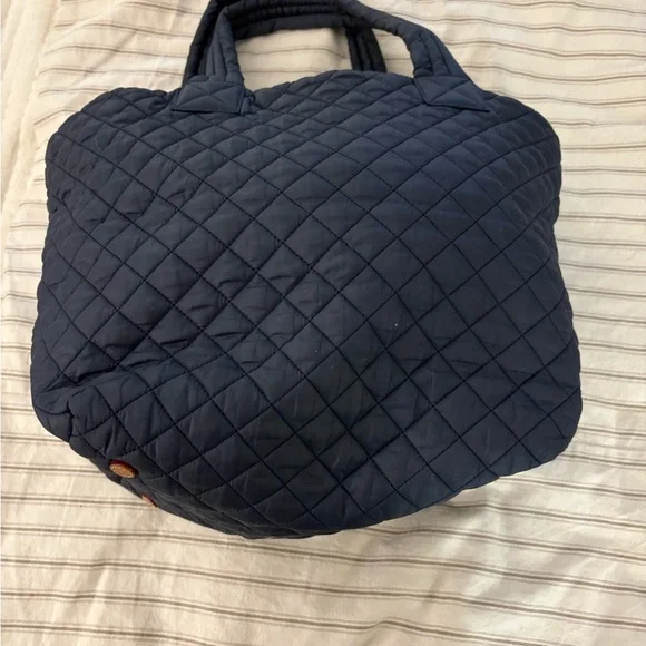 MZ Wallace Dark Blue Quilted Tote - Picture 6 of 14